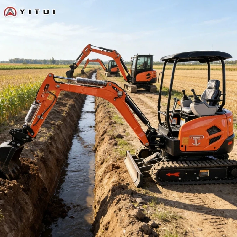 

2026 Chinese Mini Excavator Cab Diesel Europe Customized Kubota Engine Ce Epa Euro 5 For Sale Mini Excavator