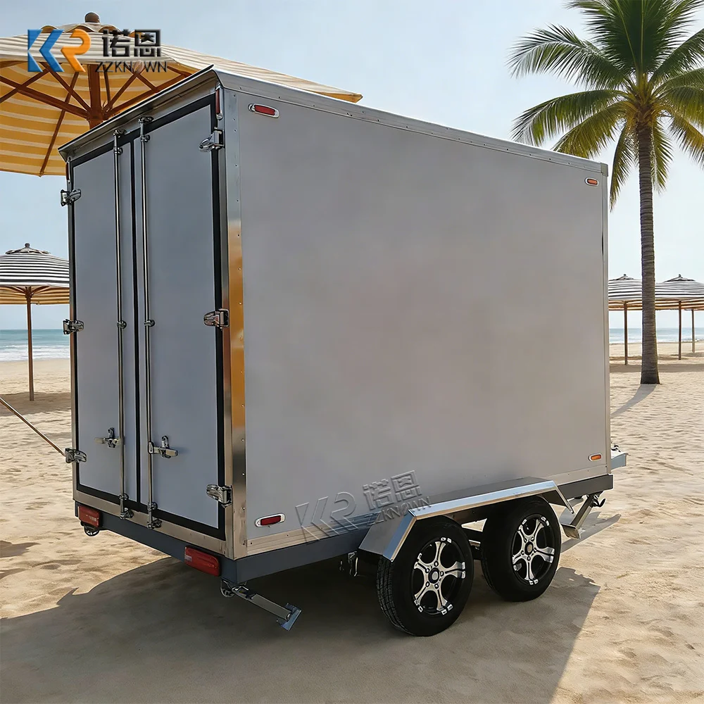 Camión Refrigerado de Servicio Pesado, Remolque Modular de Almacenamiento en Frío, Equipo de Logística Industrial, Remolque Refrigerado para Alimentos en Venta