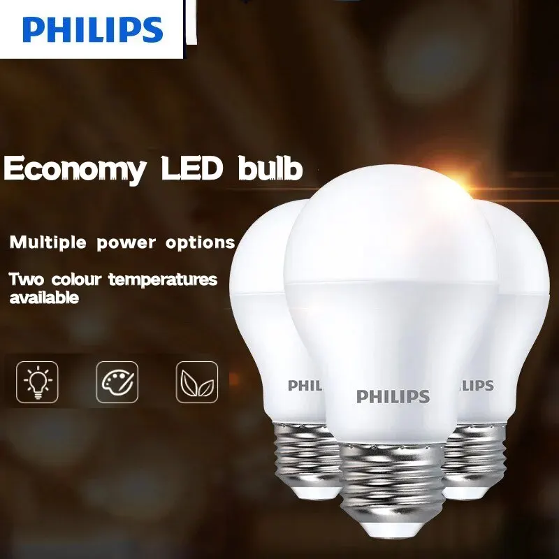 

Philips Economy Led светильник лампа E27 винт 9 Вт 11 Вт 13 Вт 15 Вт энергосберегающая светильник лампа спиральная Бытовая супер яркое освещение