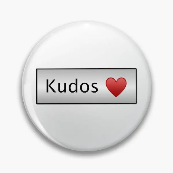 Ao3 Kudos-Pin de botón suave para amantes, Pin de solapa a la moda, sombrero, ropa divertida creativa, broche bonito, joyería de dibujos animados, regalo, Collar de decoración