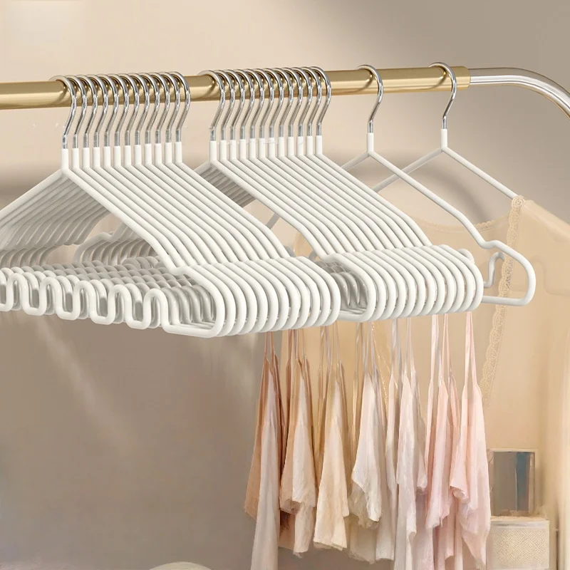 

10pcs/set, made of impregnated plastic material, wave hangers, household underwear straps, anti slip thick hangers