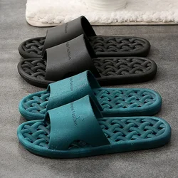 Home Bathing Slippers Bathroom Hollow Anti-slip Hotel Slippers Bathroom Leaking Slippers Home Couple Simple