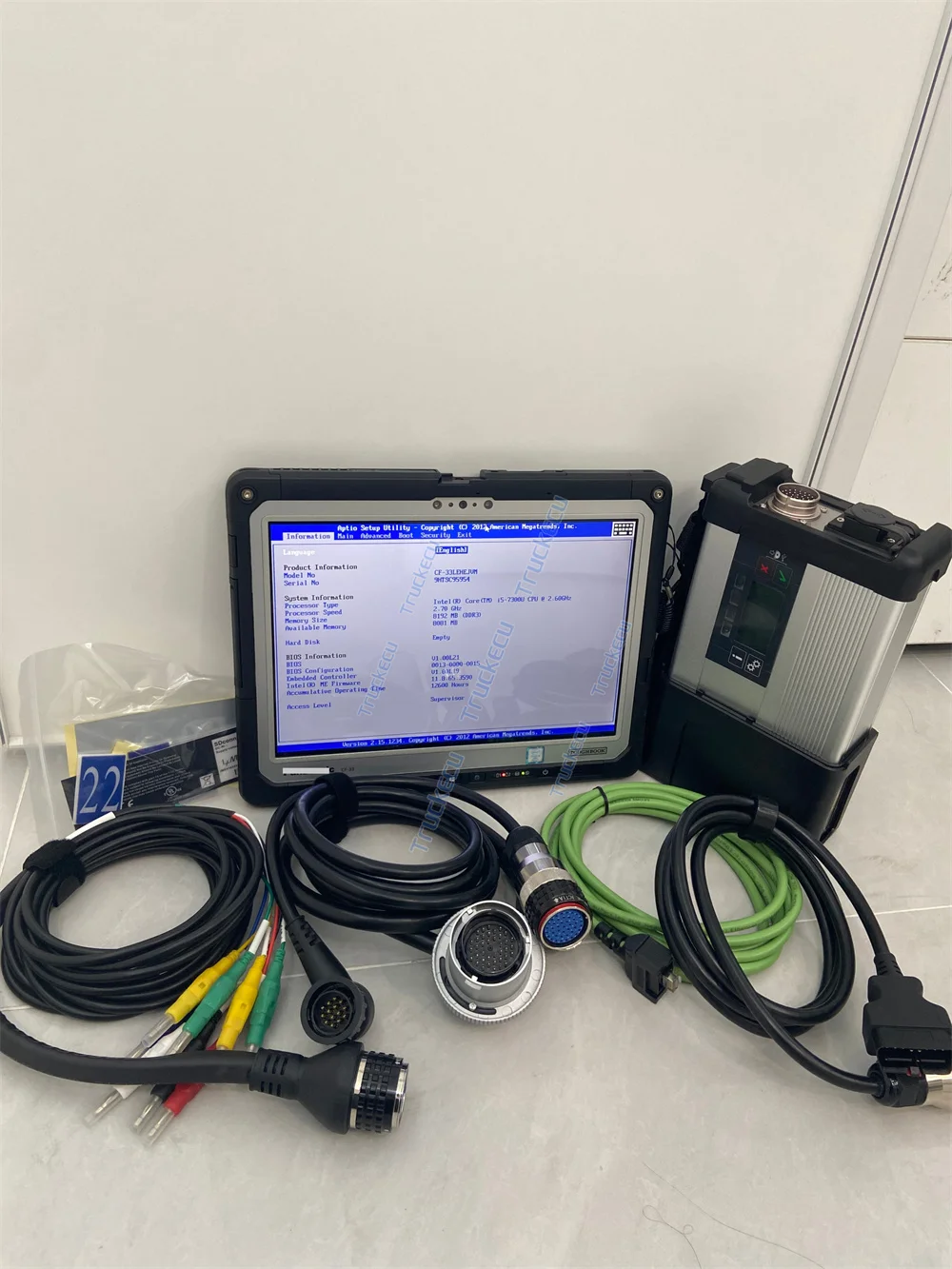 Original Chip MB SD Connect C5 Diagnostic Scanner CF33 Tablet Complete Set For Auto Repair Shop Diagnosis