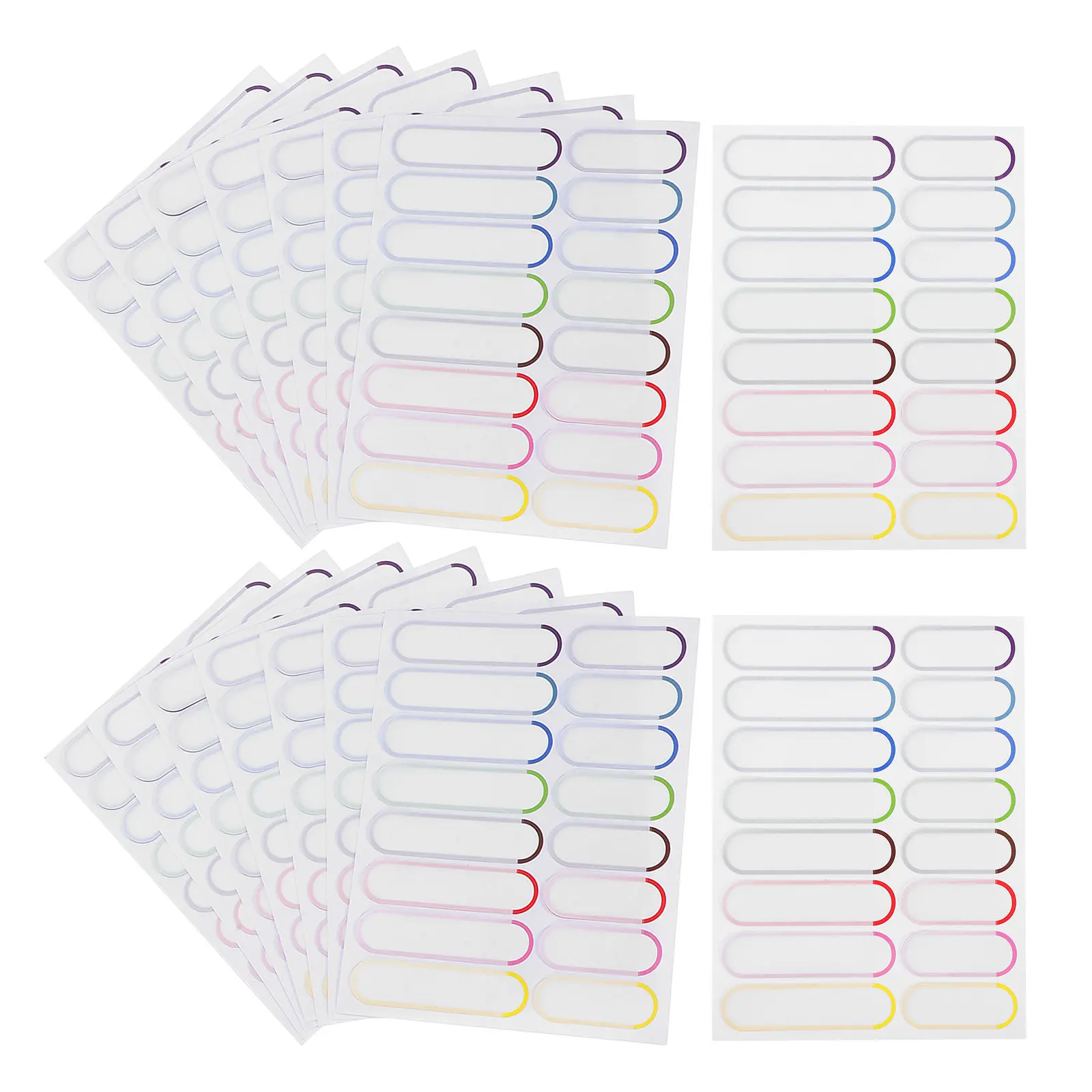 

20 Sheets Waterproof Kids Name Stickers Self Adhesive Heat Resistant Writable Dishwasher Safe Labels for School Daycare Bottles