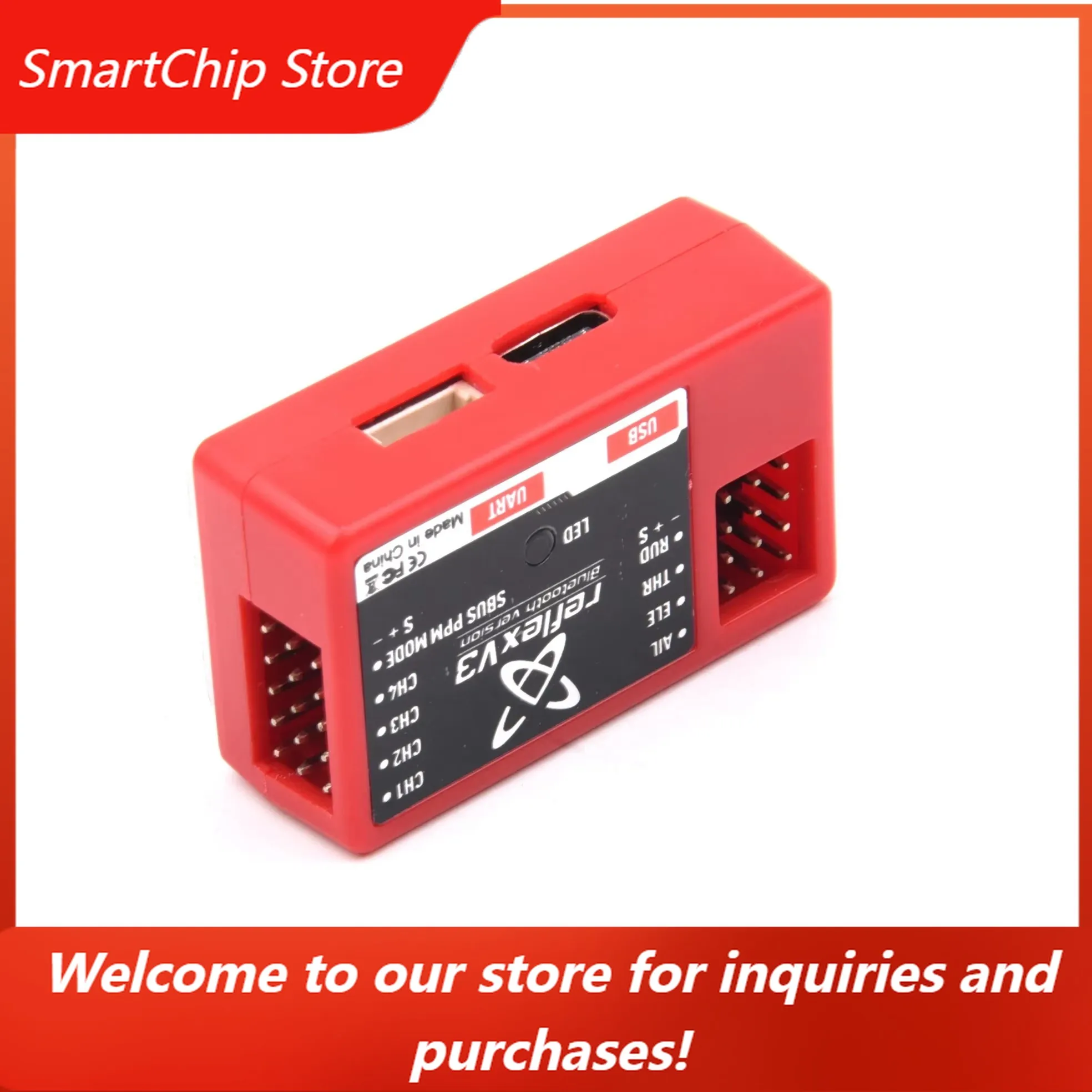 SmartChipRuiFei FMS Reflex V3 Flight Controller WFLY Gyroscope V2 - Exclusive For Fixed-Wing RC Airplane & FPV Racing Drone