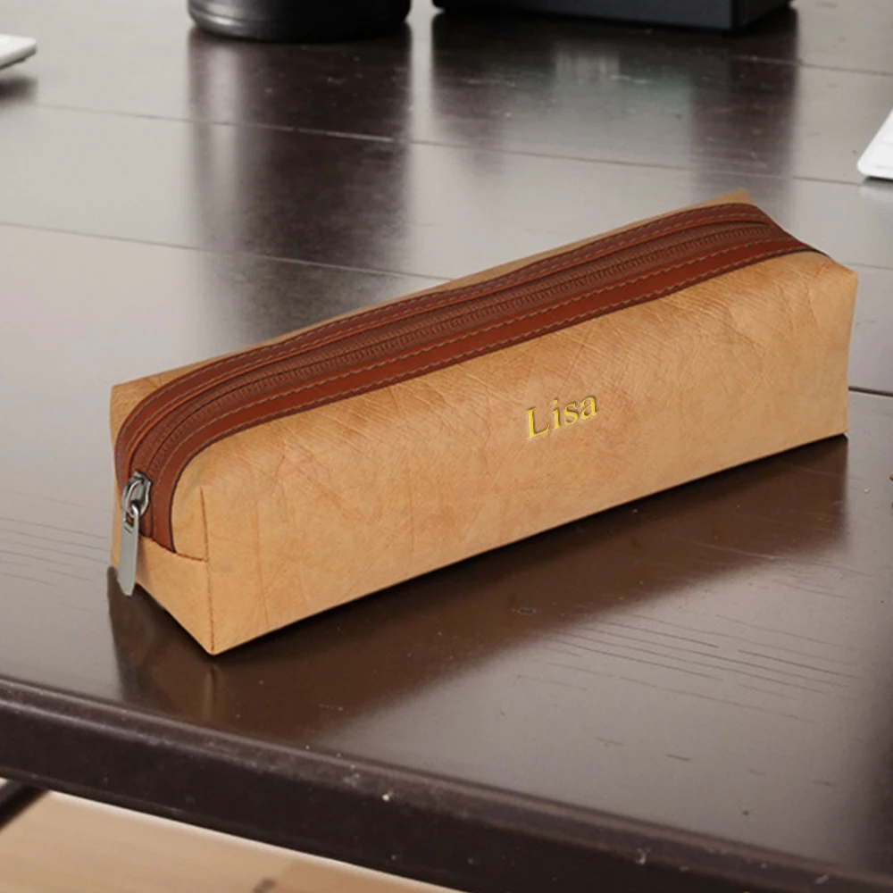 Customized DuPont Paper and Pen Case, Advertising Pen Box, Student Stationery Box, Fountain Pen Case, Large Capacity