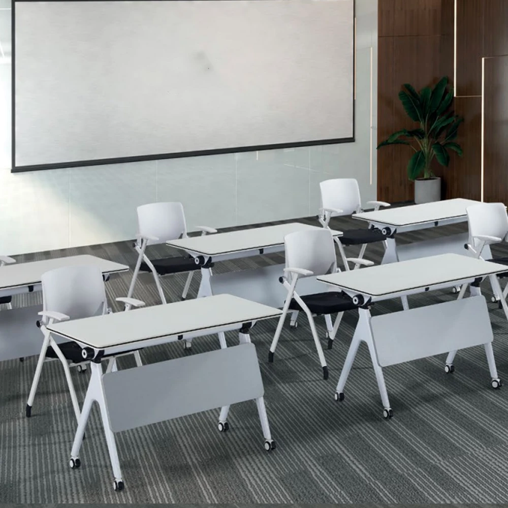 

20 Seats Conference Meeting Table and 4 Persons Side by Side Oblong Stainless Steel Conference Table for Hotel Office Furniture