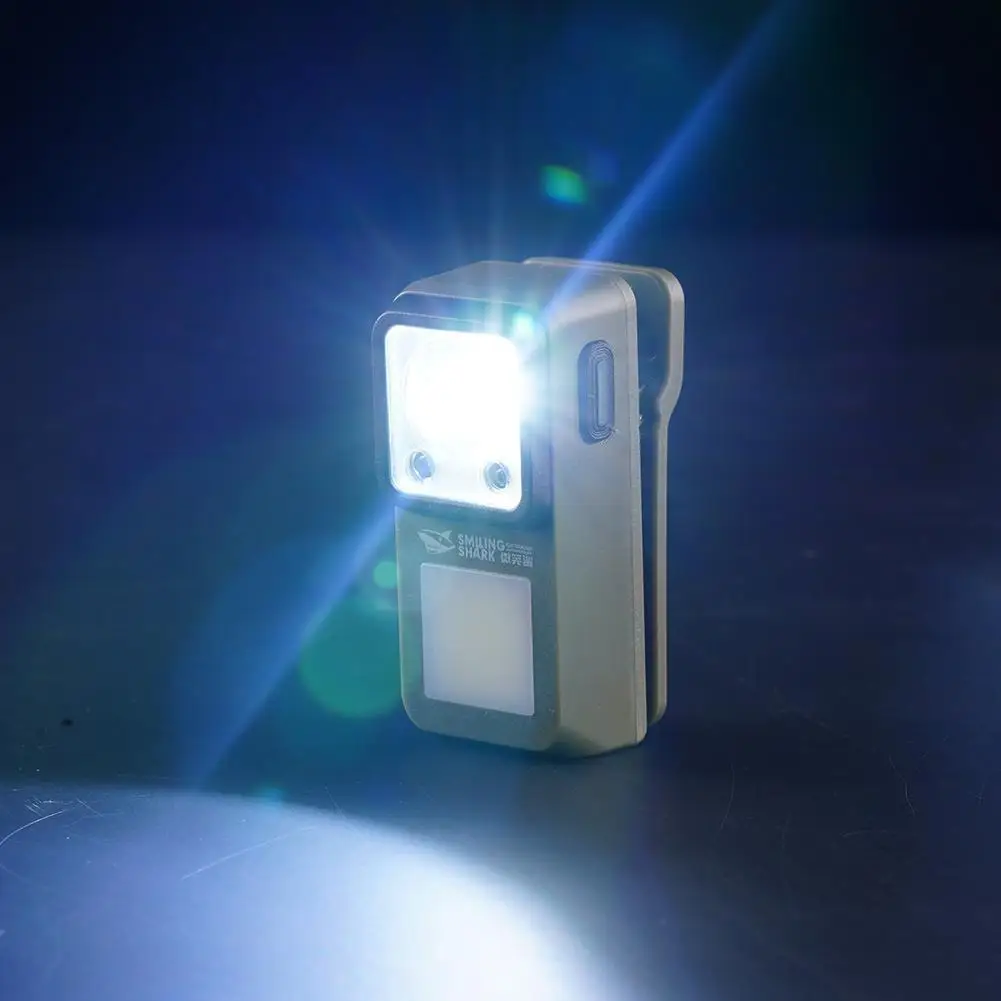 LED-Taschenlampe mit Magnetklemme für den Außenbereich, extrem lange Leuchtdauer, Arbeits- und Notfalllampe, wiederaufladbar, zum Anbringen, ideal zum Campen und Wandern. – Detail 5