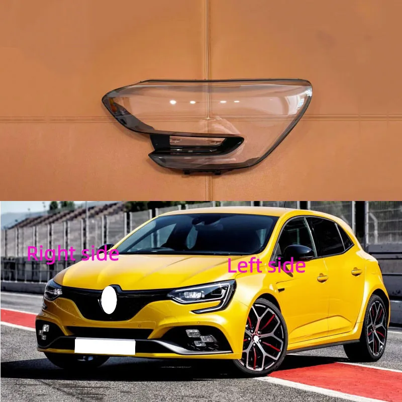 

For Renault Megane 2015 2016 2017 2018 2019 - 2023 Headlight Shell Headlamp Cover Replacement Lamp Shade Headlamp Lens Glass