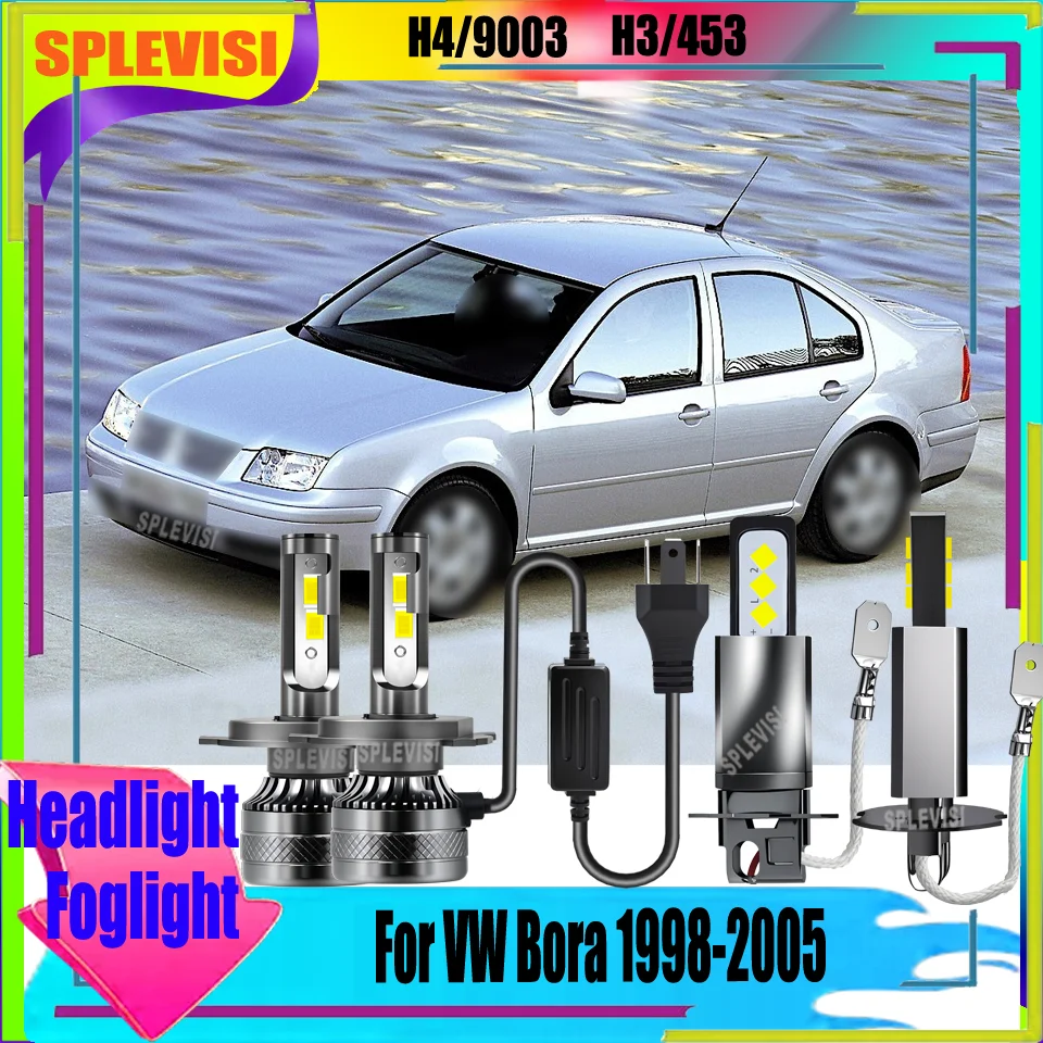 

H4/9003 H3/453 Headlight Fog light polarity for Reliable Night Use Durable For VW Bora 1998 1999 2000 2001 2002 2003 2004 2005