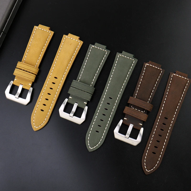 Modified Frosted Leather Vintage Watch Bracelet Strap For Casio DW5600 DW-5600 GW-B5600 GW-M5610 GA 110 120 GA2100 Watchband