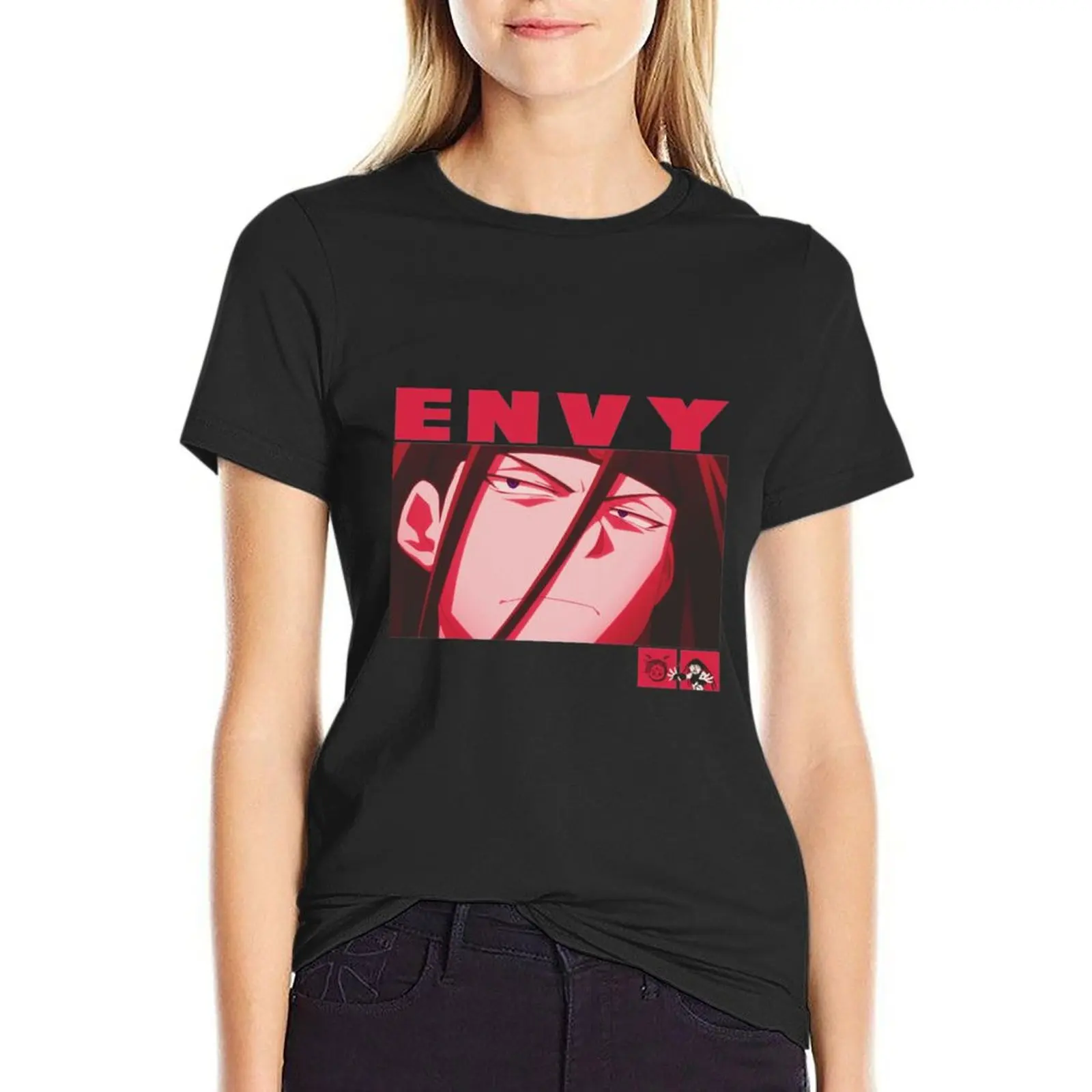 

Envy -Fullmetal Alchemist T-Shirt summer top animal print shirt for girls sports fans sublime Women clothing