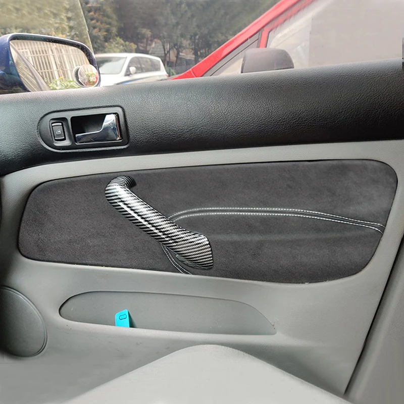 

Для VW Golf 4 MK4 Bora Jetta 1998 1999 2000 2001-2005 LHD 4 шт. внутренняя дверь подлокотник панель отделка замшевая кожа белая линия