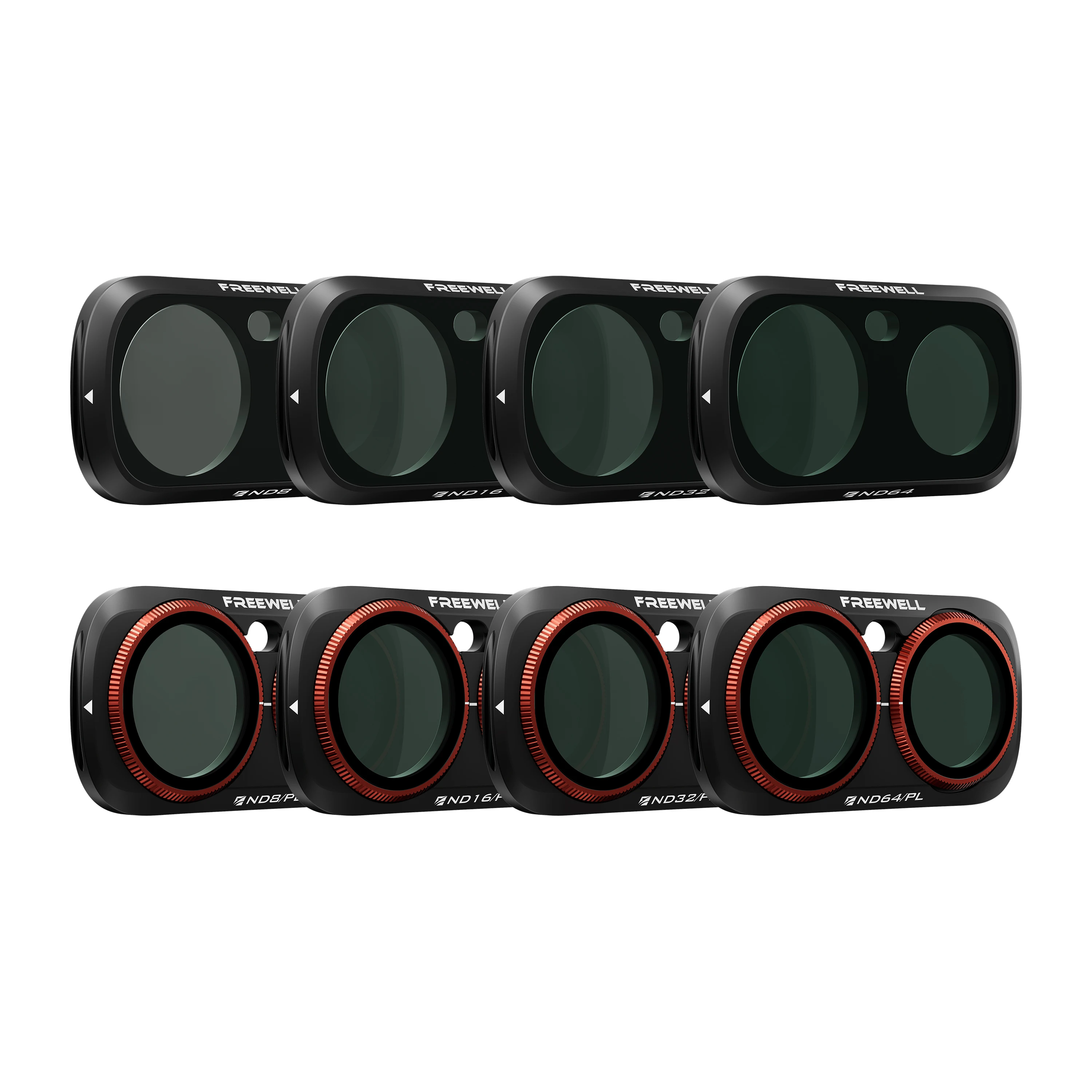 Freewell 8/12 Pack Quick Swap Filter Kit, ND/PL, ND, Glow Mist, LPR and CPL Filters, for Insta360 Luna Ultra Camera Accessories