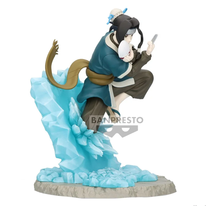 Original Bandai NARUTO Memorable Saga Haku Haku 12cm Anime Figure Action Model Collectible Toys Gift