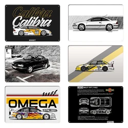 Opel Calibra Dtm Race Car Metal Plaque Poster Club Pub Garage Printing Wall Decor Race Car Tin Sign Poster