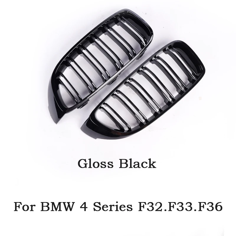 Glanzend Zwart Chrome Grill Dubbele Slat M Prestaties Grille Grill Voor BMW 4-serie Gran F32 F33 F36 F80 F82 420 430 440 2013-2020
