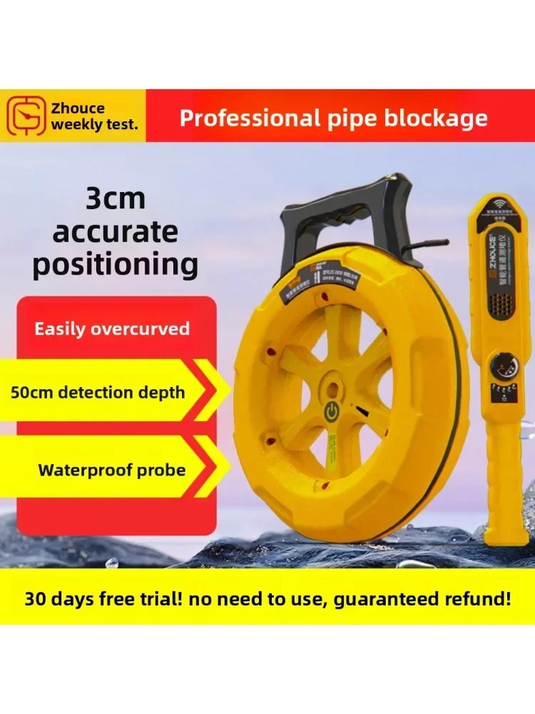 ZC ZC-D820/ZC-D830 Détecteur de blocage de tuyaux en fer, outil de Diagnostic, Scanner, blocage de canalisations, Instrument de plombier
