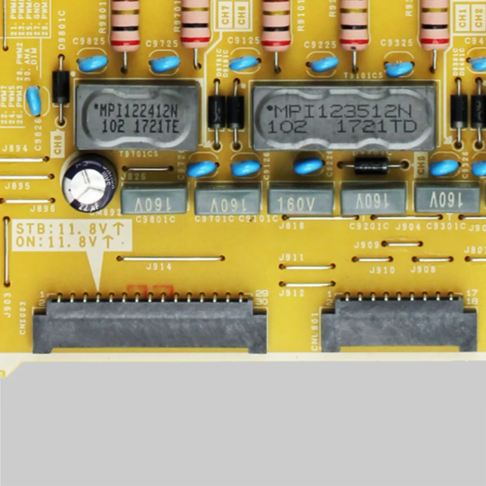 QN49Q6FAMFXZA UA55MU7000KXXM UA55MU7700JXXZ UA55MU8000WXZW UA55MU9000WXXY 전원 공급 장치 보드용, LED L55E8NR_MSM BN44-00911A