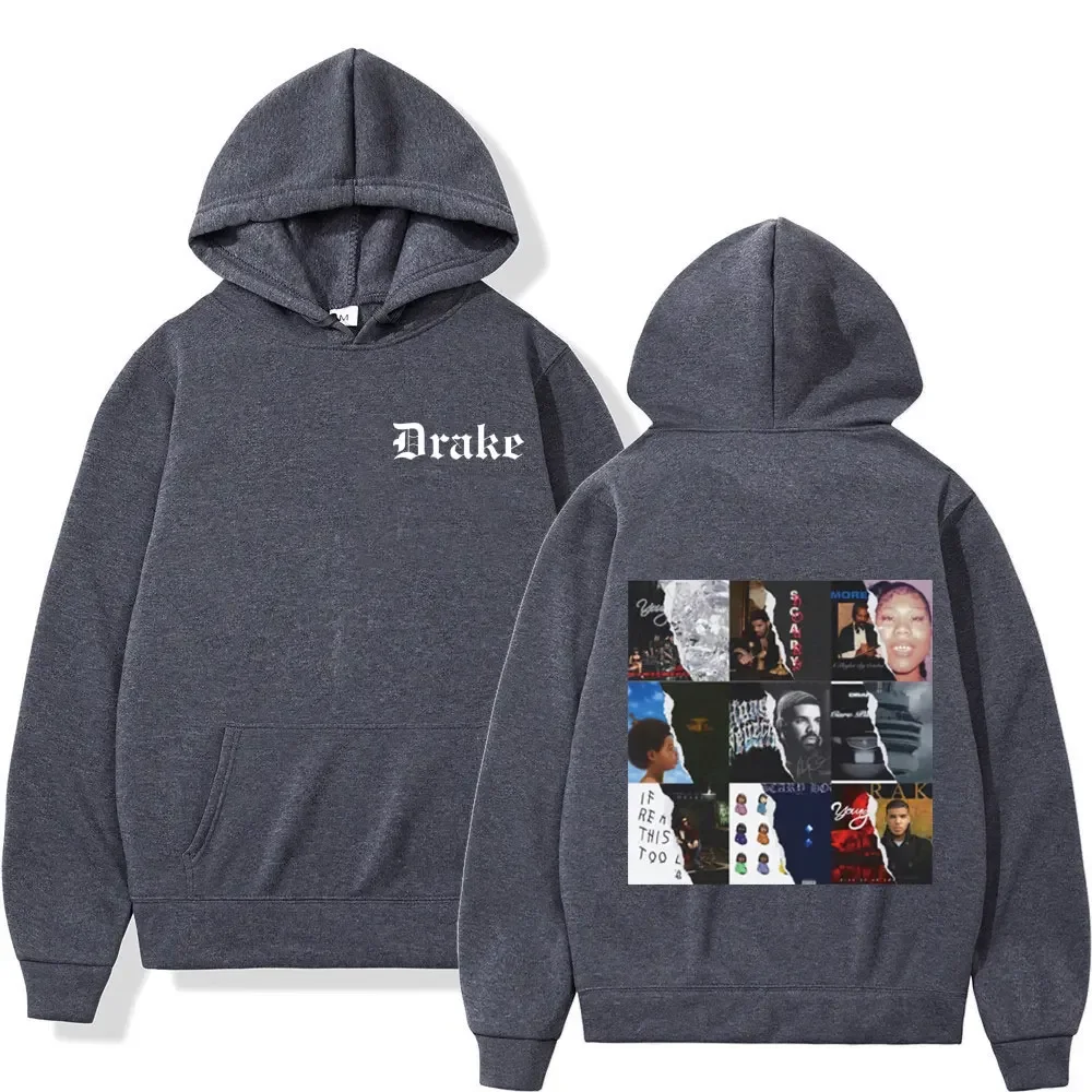 Hot Rapper Drake Album Printed Hoodie High Quality Fashion Oversized Pullovers Street Trend Hip Hop Hooded Sweatshirts Unisex