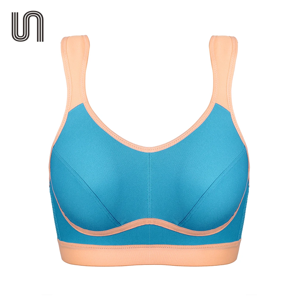 Women Sport Bras High Impact Moisture-wicking Bounce Control Plus Size Wire Free Workout Lady Female Underwear SportwearBra