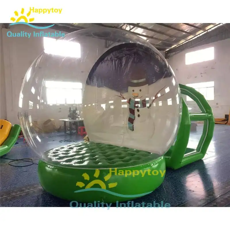 خيمة فقاعية شفافة قابلة للنفخ كرة ثلج قابلة للنفخ مع خيمة قابلة للنفخ على شكل فقاعات نفق، كرة ثلج بشرية قابلة للنفخ للبيع