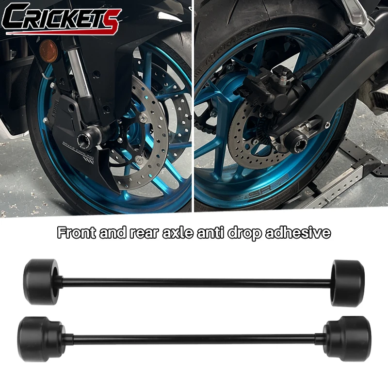For CFMOTO 675SS 675SR 675SR-R 675NK Motorcycle Axle Wheel Crash Sliders Guard Swingarm Spool Spindle Stand Falling Protection
