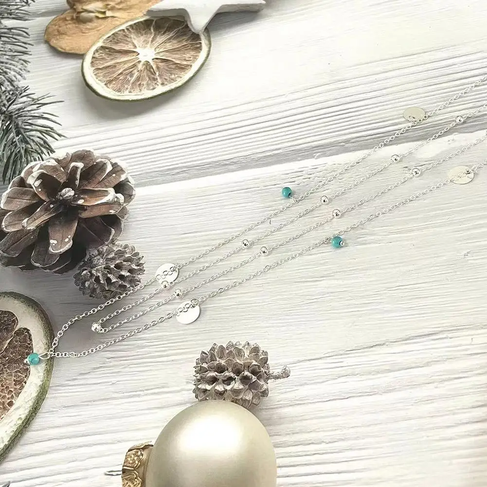 Boho Minimalism Tassel Sequin Waist Chain Waist Bead Women's Double-layer Chain Casual Pants Hip-hop Body Chain Waist Decoration