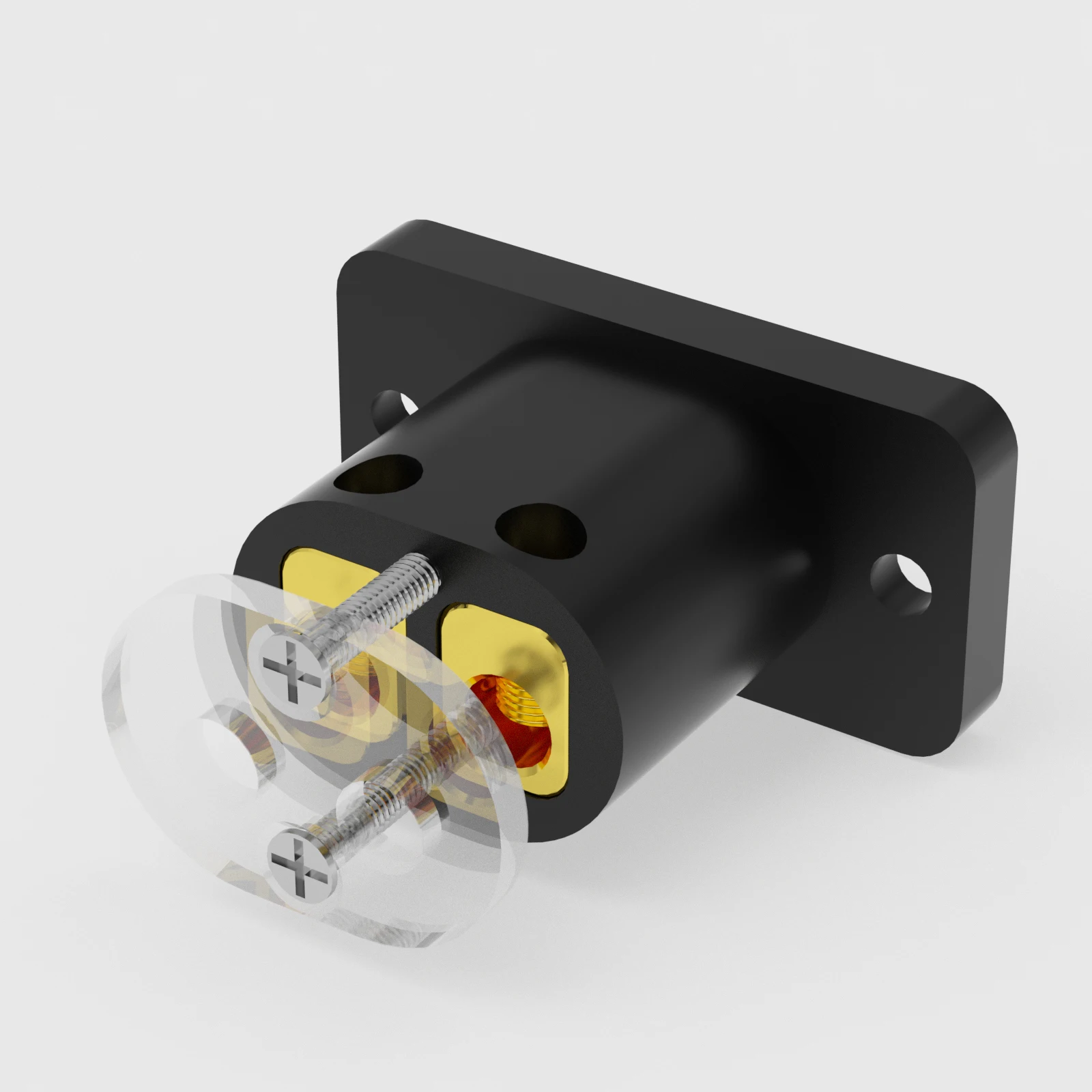 Monosaudio IB73G/R النحاس النقي الروديوم أو مطلية بالذهب IEC320 C7 الشكل 8 التيار المتناوب موصل مقبس الطاقة لحام IEC الذيل مقعد