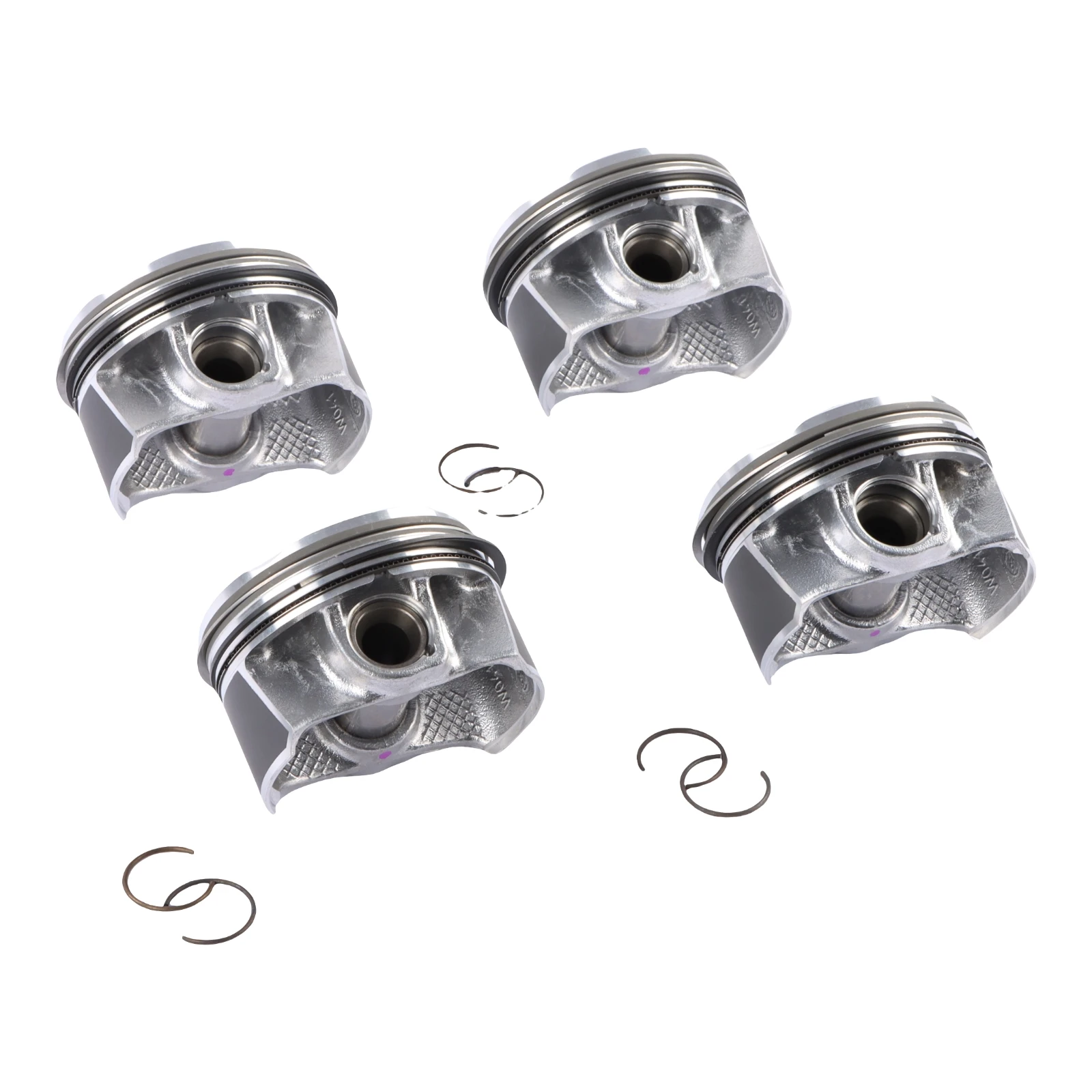 4Pcs PISTON & RING N18 B16 A C STD for 10-16 MINI Cooper Countryman Paceman 11257601181 11257584117 11257601077