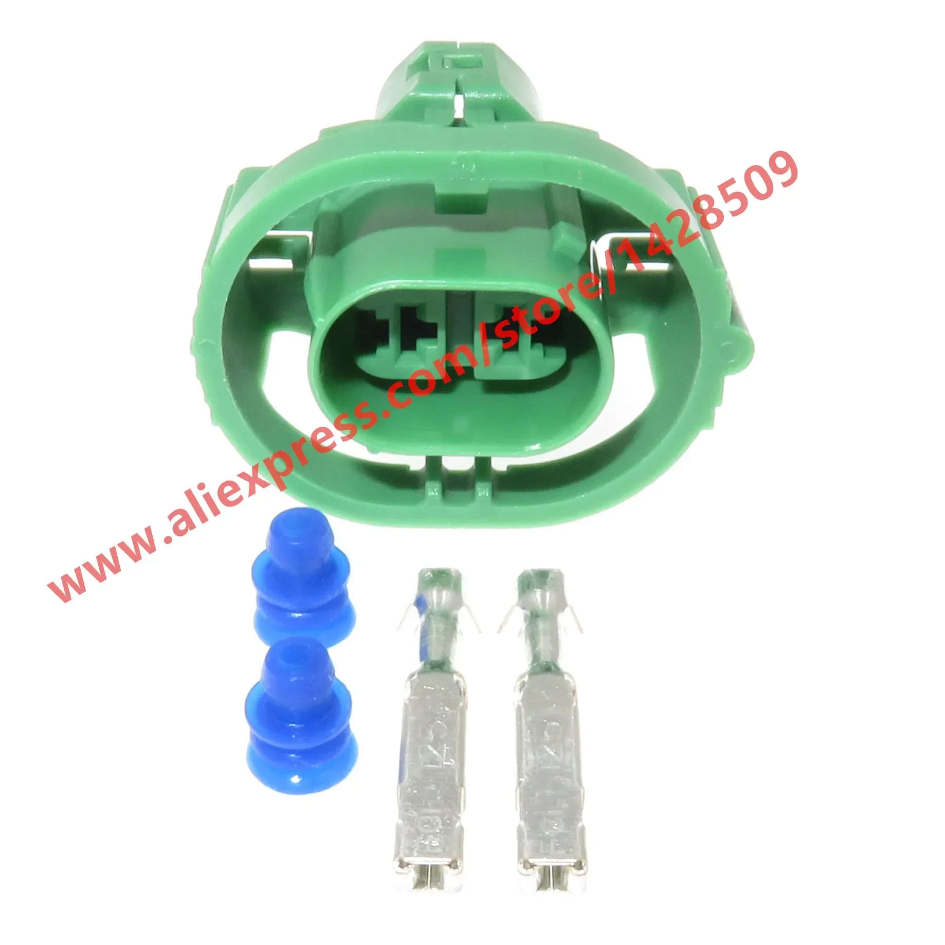 Connecteur de câble étanche automatique à 2 broches, 1 pièce, prise de faisceau de câblage femelle avec bornes et joints