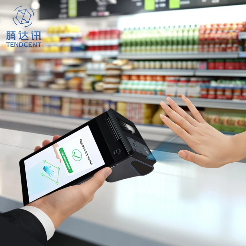 Android Terminal Palm Vein  POS Payment Solution for Small Businesses for Food Trucks and Retail Point of Sale SystemsAR
