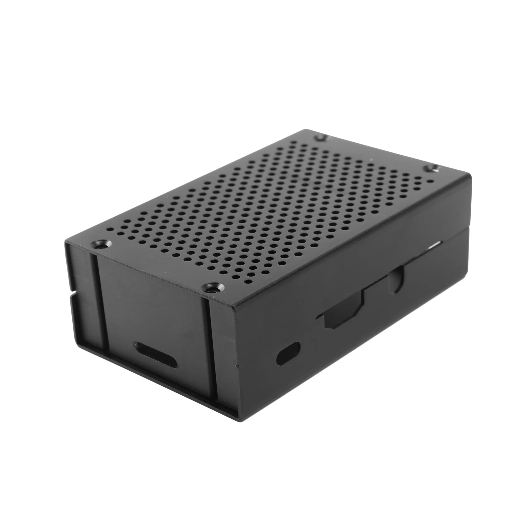 

New for Raspberry Pi 3 B+ Case, Raspberry Pi 3B+/3B Aluminum Alloy Heavy Duty Passive Cooling Metal Case(Black)
