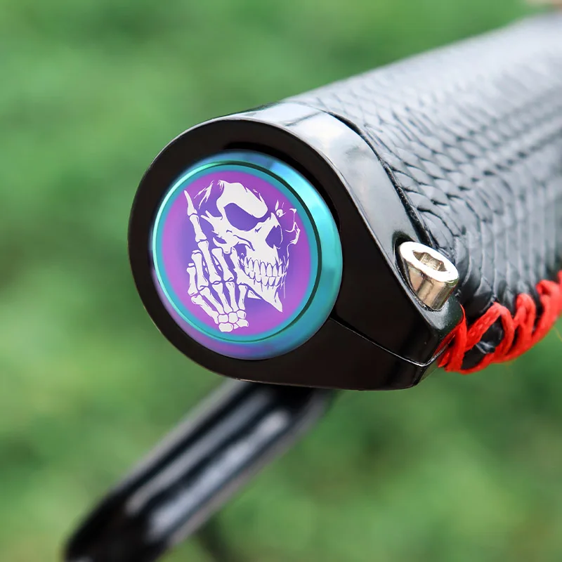 MUQZI 2 قطعة غطاء نهاية مقود الدراجة الجبلية الطريق دراجة سبائك الألومنيوم مقود القبضات سدادة طرفية يغطي أجزاء الدراجات #3