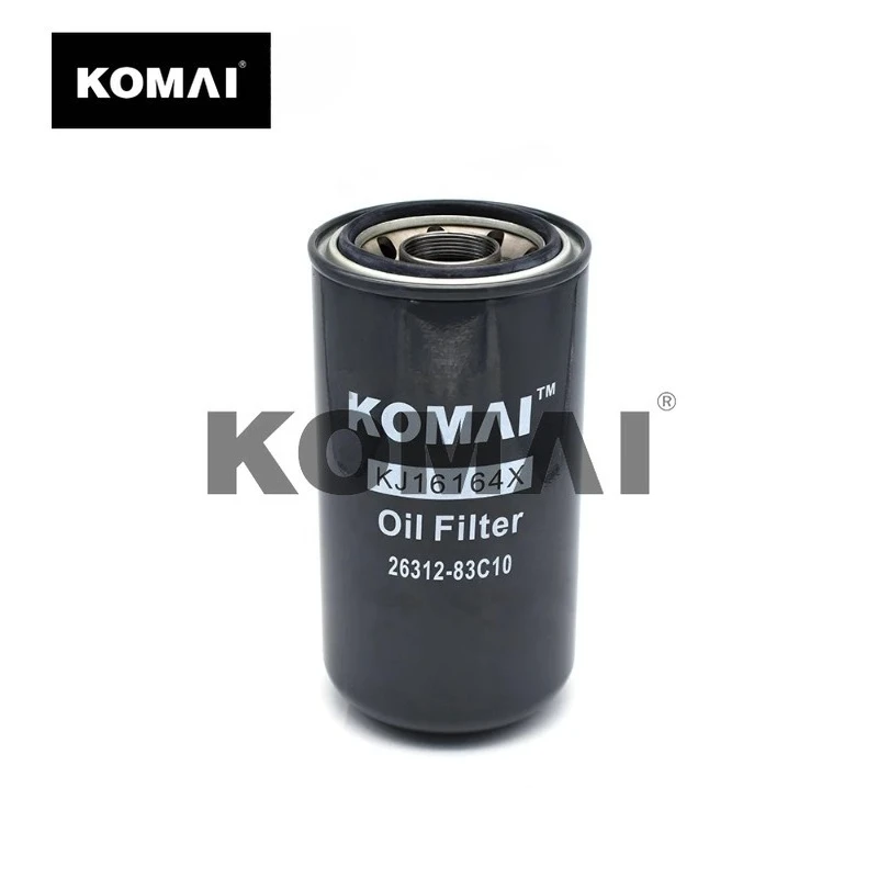KOMAI Oil Filter 26312-83C10 SF03C10 P502444 C-2811 SO6206 for R300LC-7 R300LC-9SH R330LC-9SH R340LC-7 R350LC-9V R375LC-7