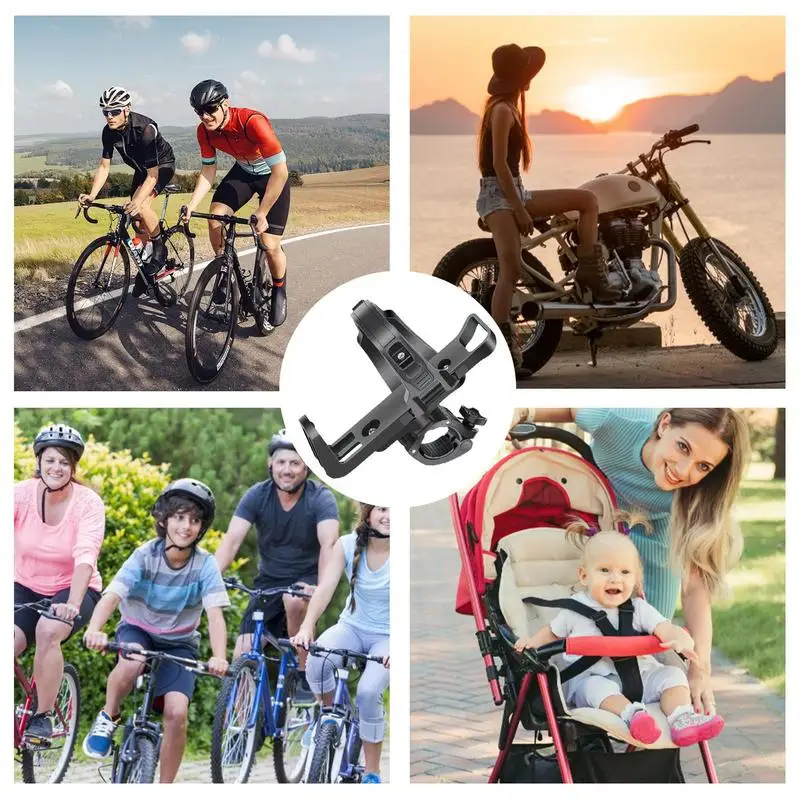 Porte-gobelet rotatif pour vélos, porte-bouteille d'eau détachable, Cage réglable, accessoires de cyclisme pour enfants et adultes