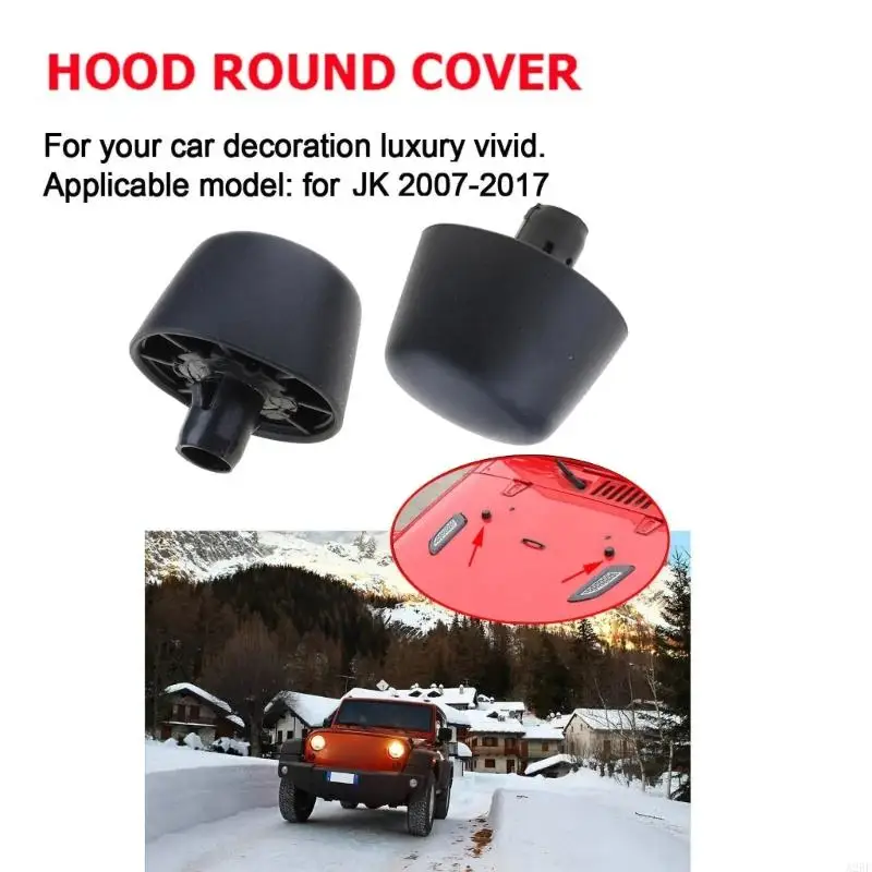 

A2BF Hood Bump Stops In Rubber Engine Protections Automotive Exterior Upgrades Stable performances Hood Bumpers for Car