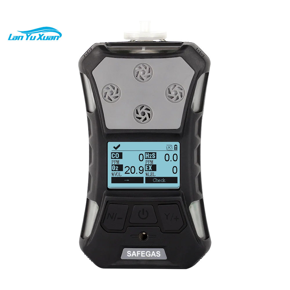 Iecex Atex Gecertificeerd Handheld 5 In 1 Multigaslekdetector Voor Kolenmijnen H 2S Co Co2 O2 Lel Gasmeter