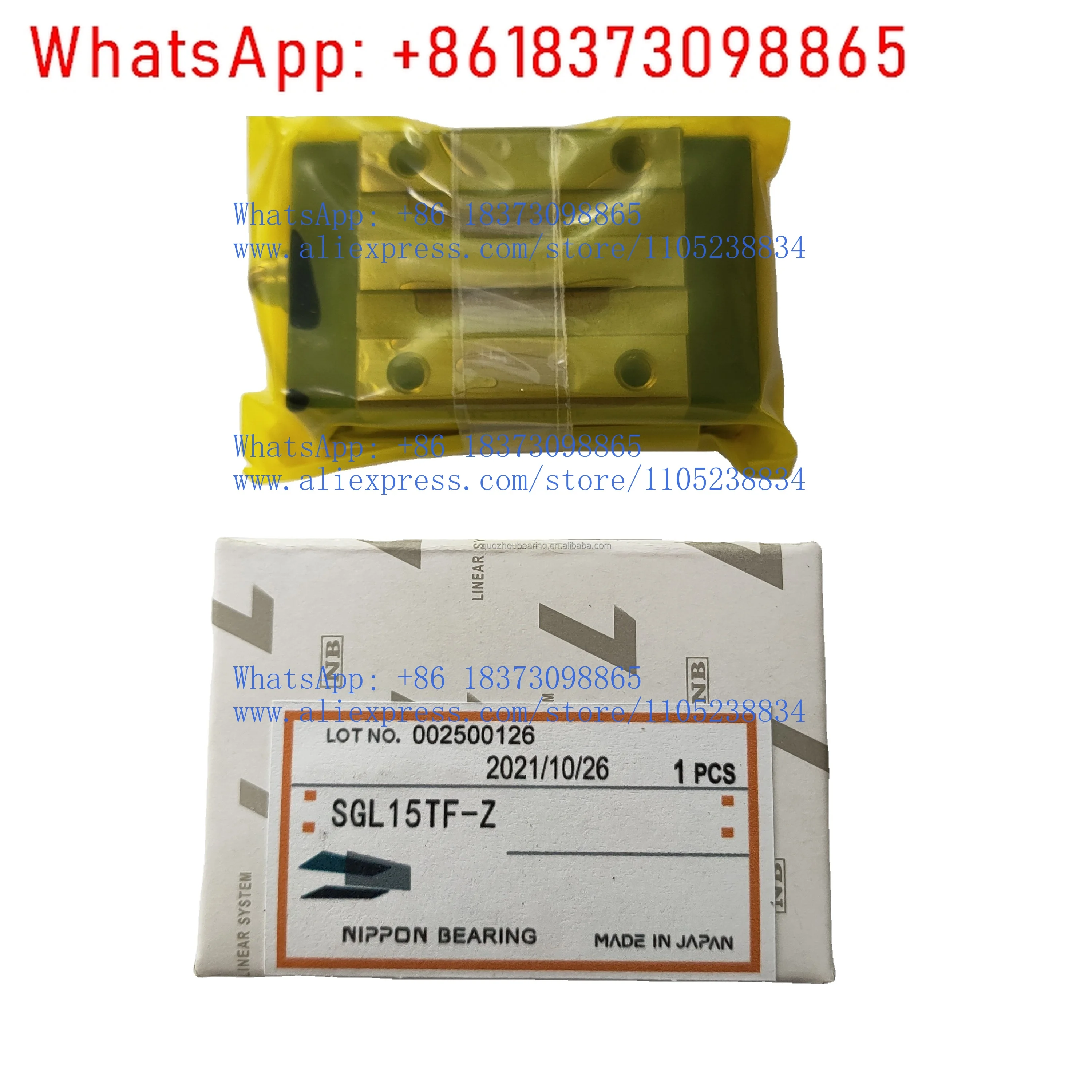 2PCS Original NB Linear Track Block SGL15TF SGL 15TF-Z