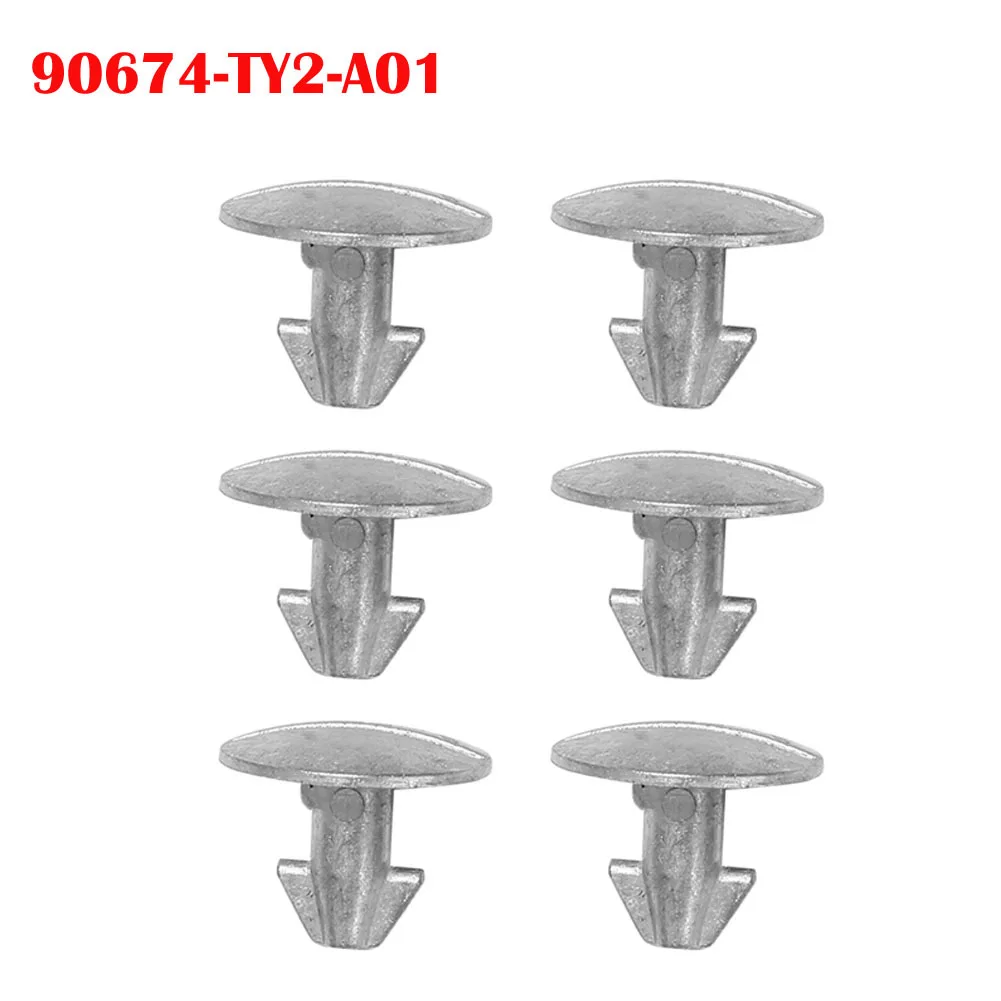 6pcs 90674-TY2-A01 Engine Access Cover Pin Screw Engine Overhaul Cover Pin Fit For Accord For Civic High Quality