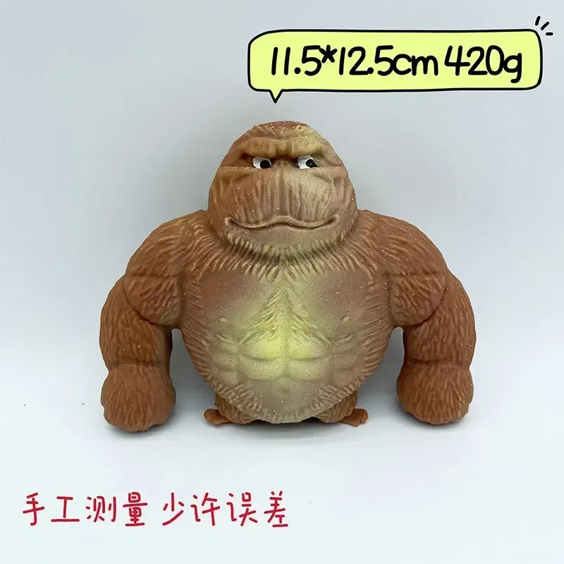 Big Giant Antistress Orangutan Fidget Toy Artificial Sand Squishy Elastic Monkey Funny Gorilla Birthdays Gift Toys