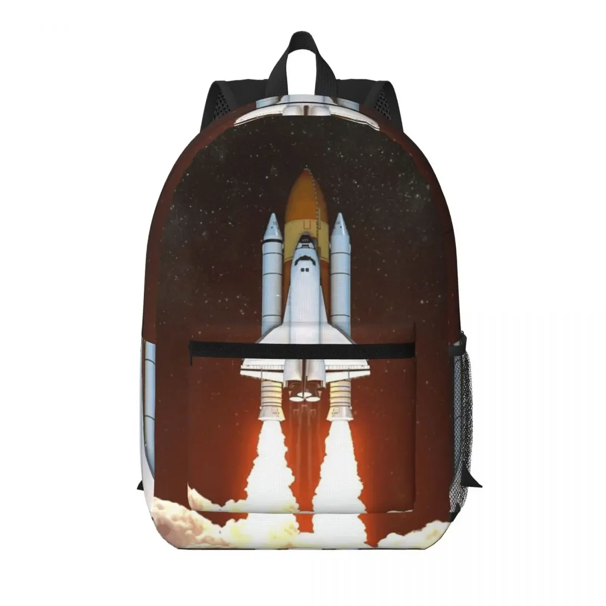 Space Shuttle Rocket Student Backpack School Bag Hiking Travel Daypack for Boys Girls Bookbag Shoulder Bags