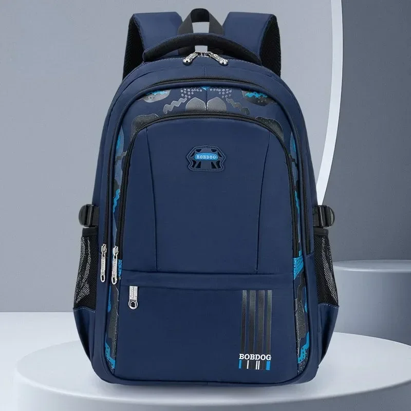 High Quality Primary School Student Schoolbag Male Grade One To Six Burden Relief Spine Protection Children Backpack New