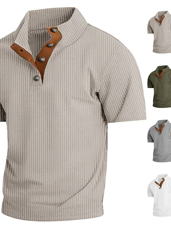 

Мужская повседневная вязаная толстовка из вельвета с воротником-стойкой, европейский размер, для активного отдыха, из полиэстера, теплая