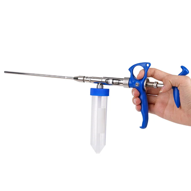 Rabbit Insemination Gun, 2ml Adjustable Semen Injector, Artificial Insemination Kit for Rabbits, Breeding Equipment