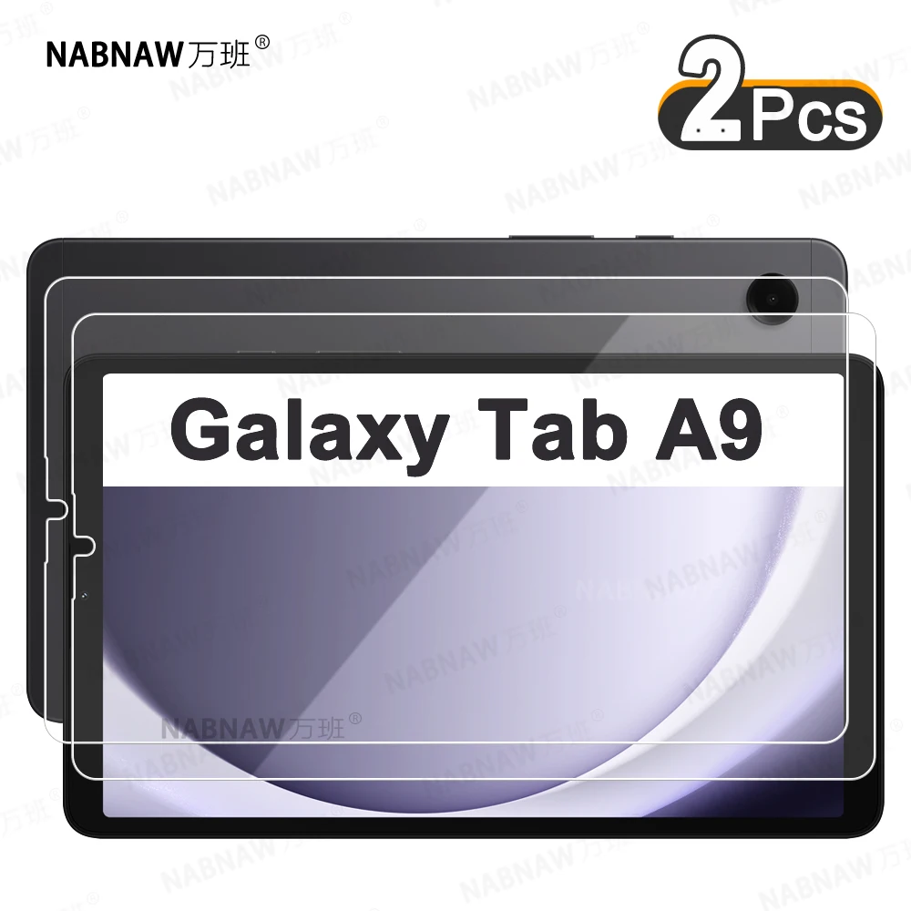 

2 упаковки HD-пленок для защиты экрана от царапин, закаленное стекло для Samsung Galaxy Tab A9 8,7 дюйма SM-X110 SM-X115, пленка с масляным покрытием