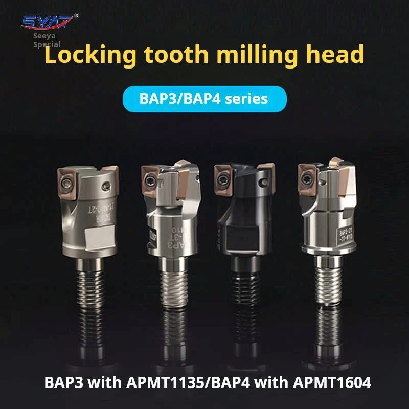 Cabezal de corte de fresado de hilo BAP BAP4 BAP3 300R 400R cabezal de corte APMT1135 varilla de corte de fresado de acero de tu
