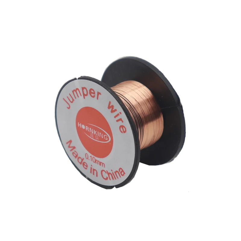

【10-2PCS】0.1mm Copper Link Wire Soldering Wire Maintenance Jump Line Enamelled Wire PCB Solder Repair Tool Hookup Wire