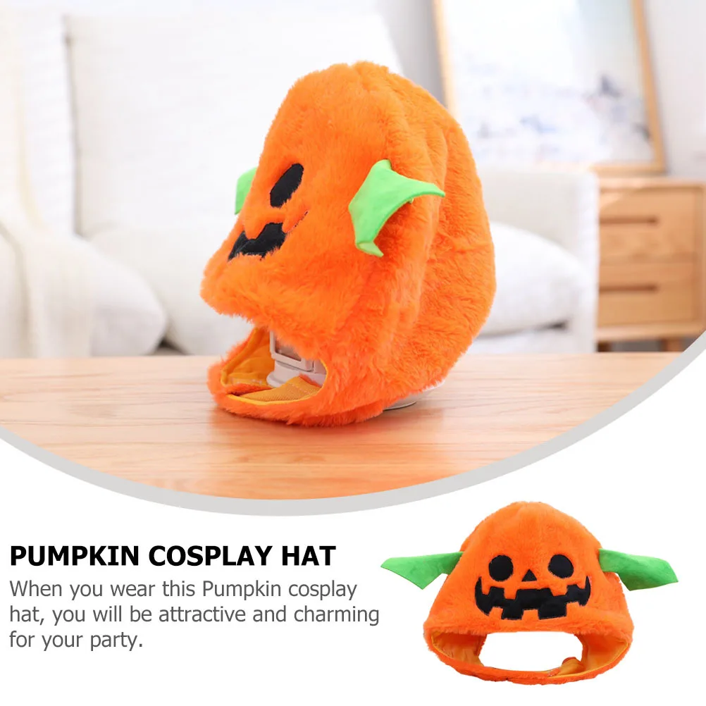 

Pumpkin Headwear Colorful Comfortable Halloween Cosplay Party Hat Festival Photo Prop Cartoon Pumpkin Shape Hat