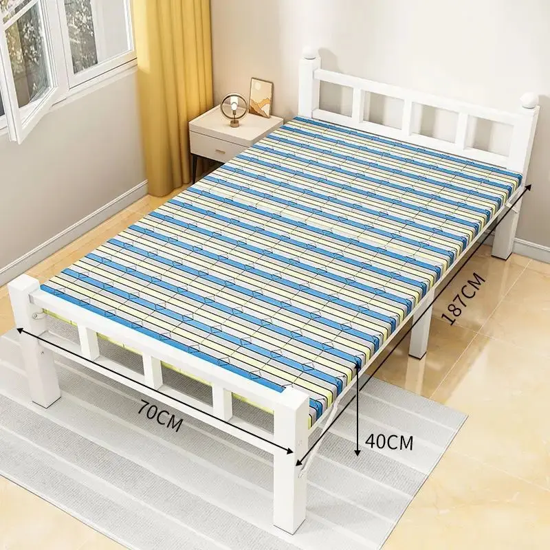 

Rollaway single home simple office sleeping artifact dormitory lunch break small bed rental house overnight iron bed